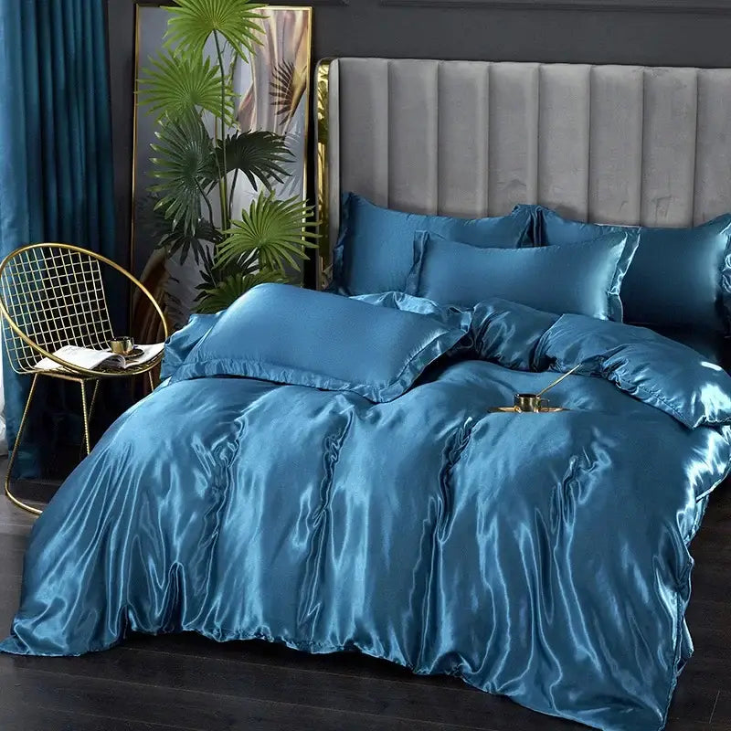 DecorBites™ Luxurious Silk Bedding Set - Various Sizes