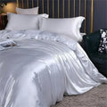 DecorBites™ Luxurious Silk Bedding Set with Sheets, Queen/King Size