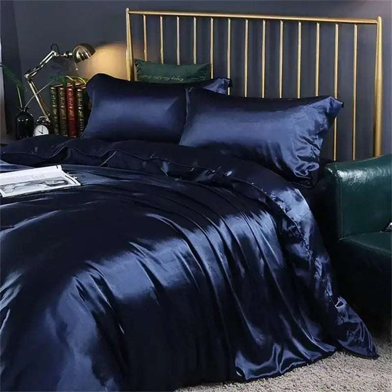 DecorBites™ Luxurious Silk Mulberry Bedding Set King & Queen Sizes