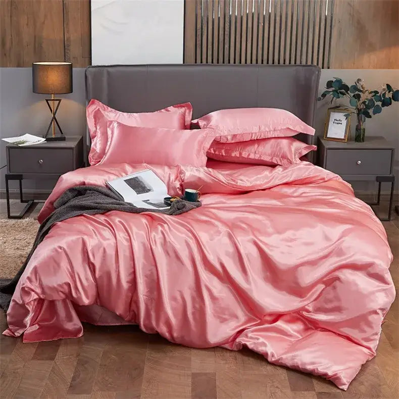 DecorBites™ Luxurious Solid Color Bedding Set Twin/Queen/King