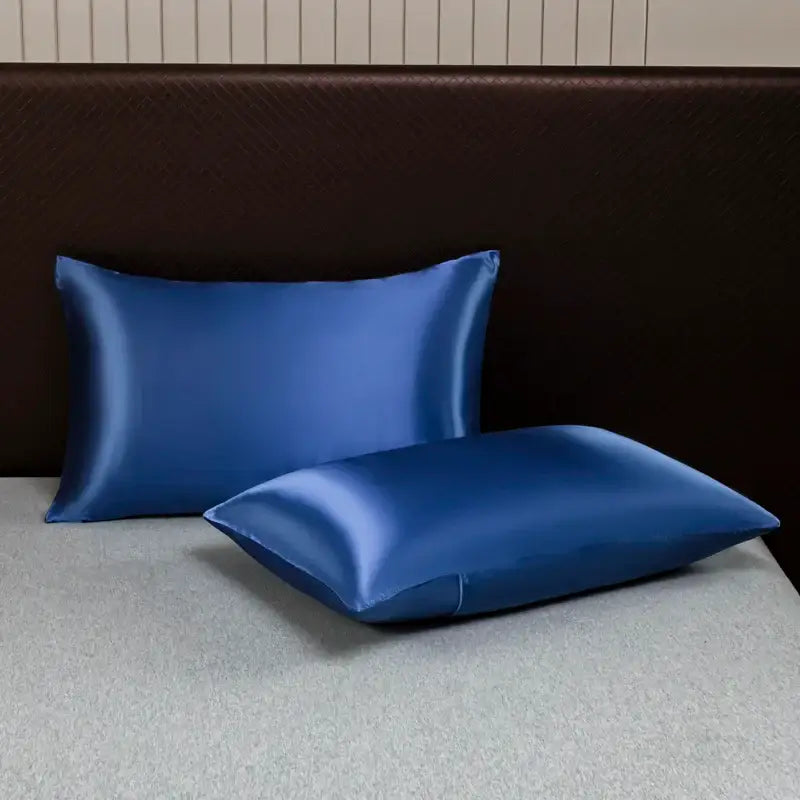 DecorBites™ Luxurious Solid Color Satin Bedding Set