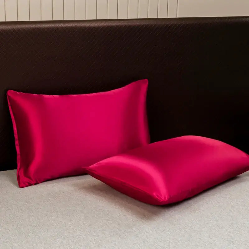 DecorBites™ Luxurious Solid Color Satin Bedding Set