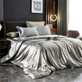 DecorBites™ Luxurious Solid Silk Bedding Set - Various Sizes