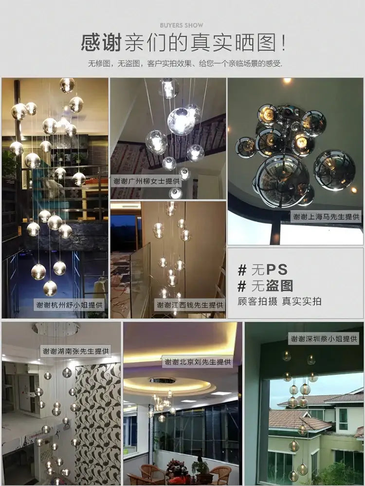 DecorBites™ Luxurious Spiral LED Chandelier for Home & Hotel