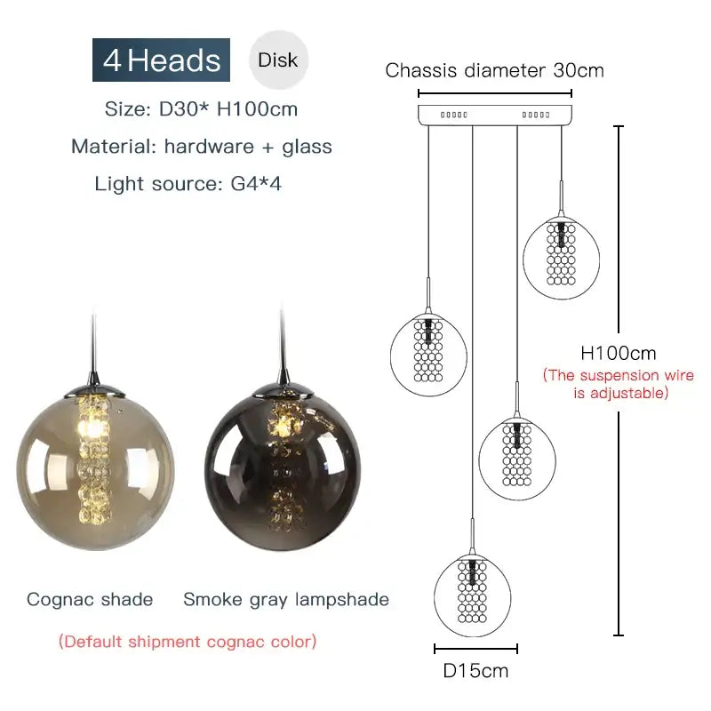 DecorBites™ Luxurious Spiral LED Chandelier for Home & Hotel