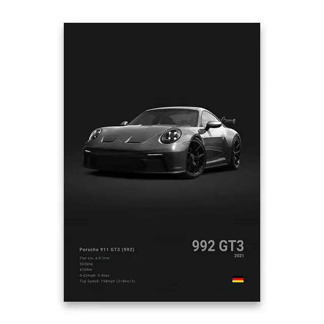 DecorBites™ Luxury Car Canvas Wall Art Print - Modern Home Decor