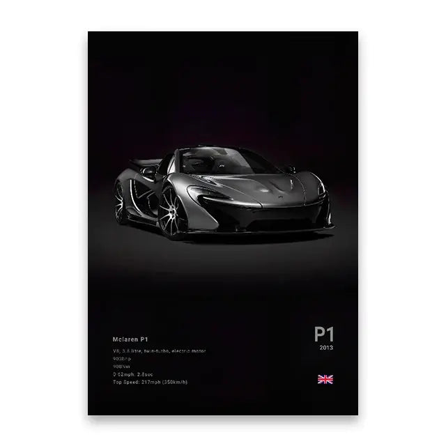 DecorBites™ Luxury Car Canvas Wall Art Print - Modern Home Decor