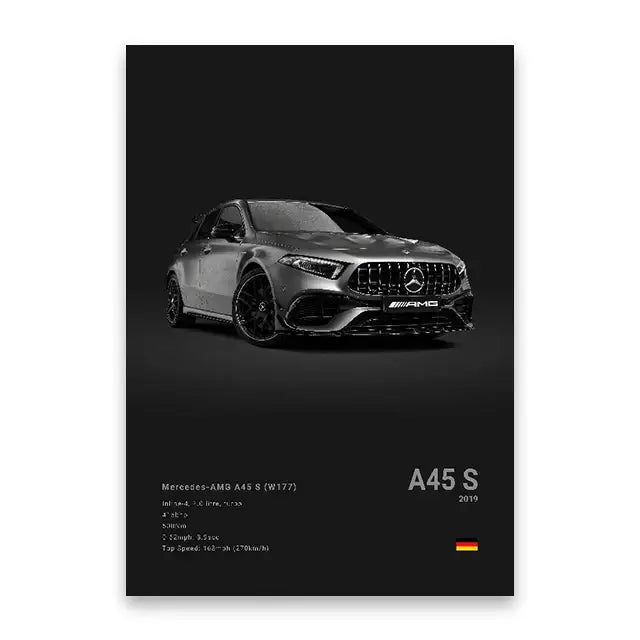 DecorBites™ Luxury Cars Canvas Wall Art Print - Modern Home Decor