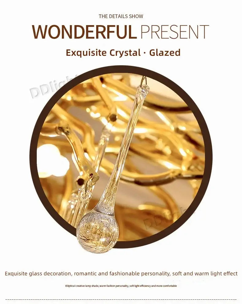 DecorBites™ Luxury Crystal Chandelier for Home Decor