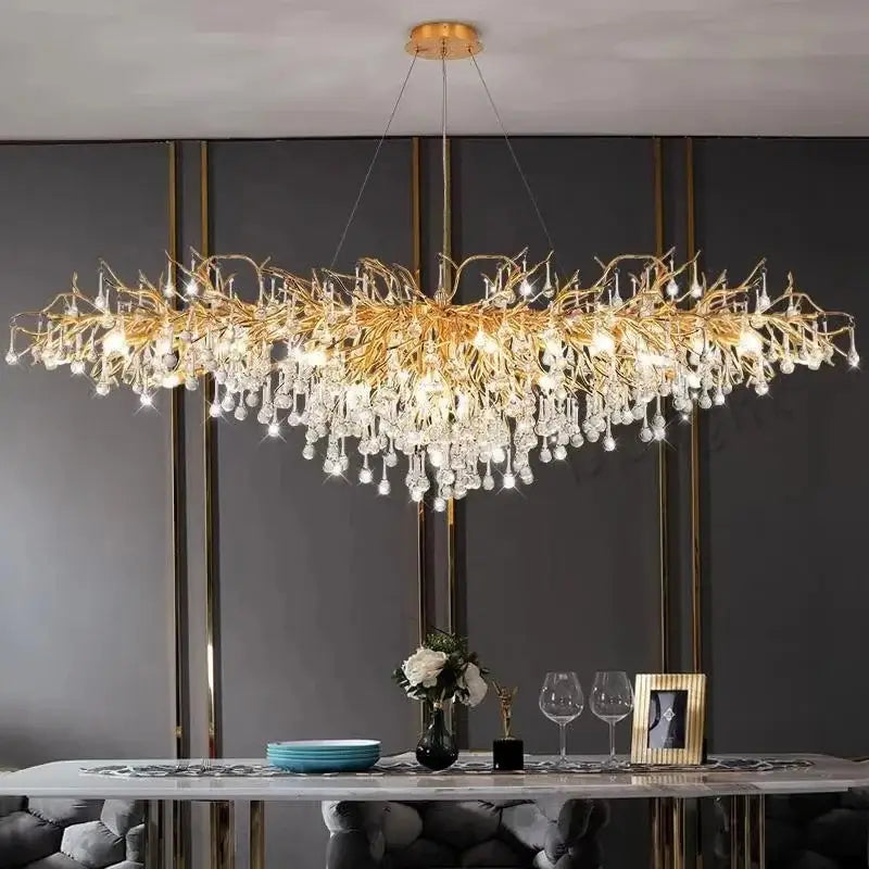 DecorBites™ Luxury Crystal Chandelier for Home Decor