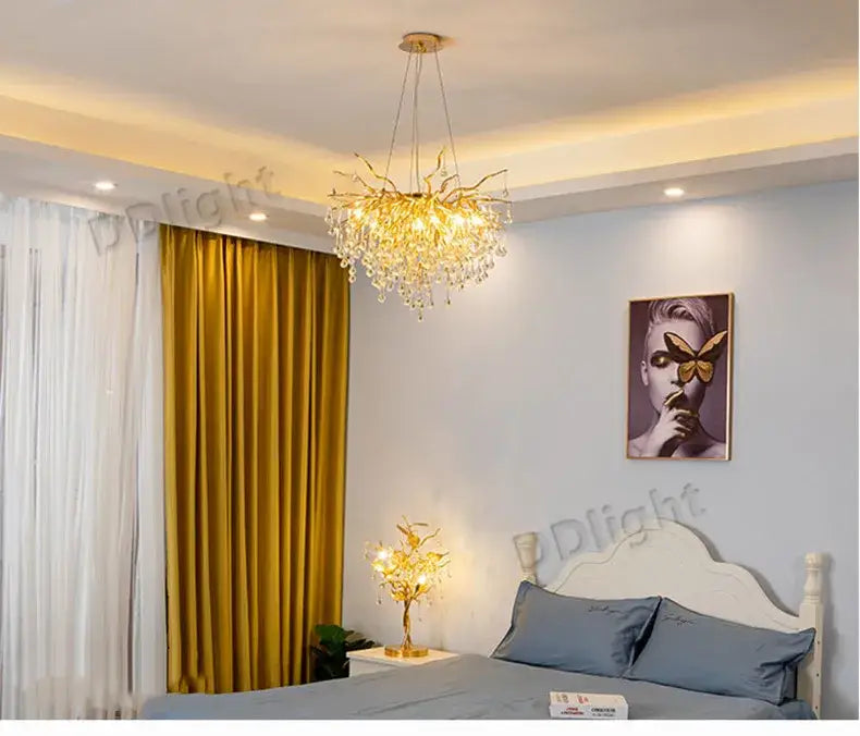 DecorBites™ Luxury Crystal Chandelier for Home Decor