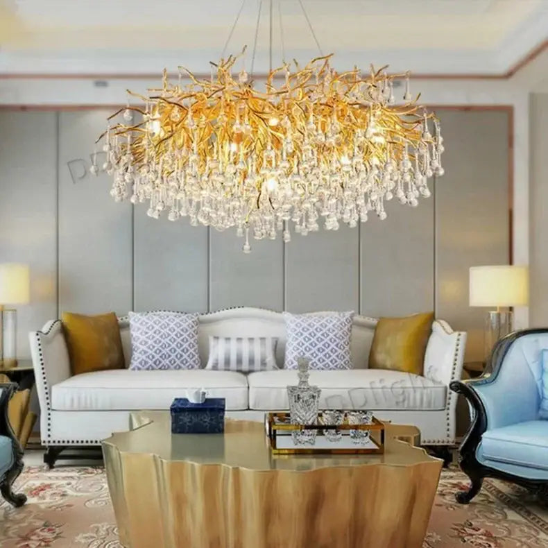 DecorBites™ Luxury Crystal Chandelier for Home Decor