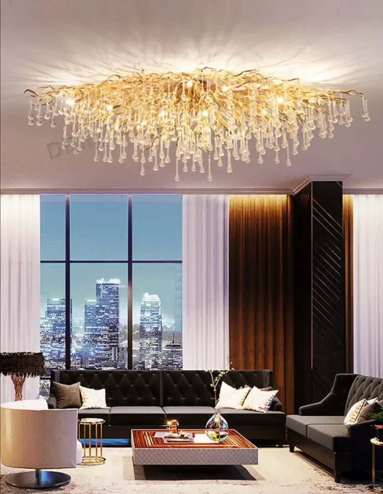 DecorBites™ Luxury Crystal Chandelier for Home Decor