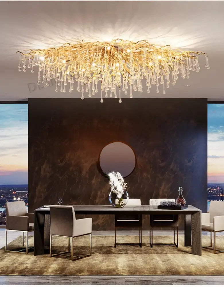 DecorBites™ Luxury Crystal Chandelier for Home Decor