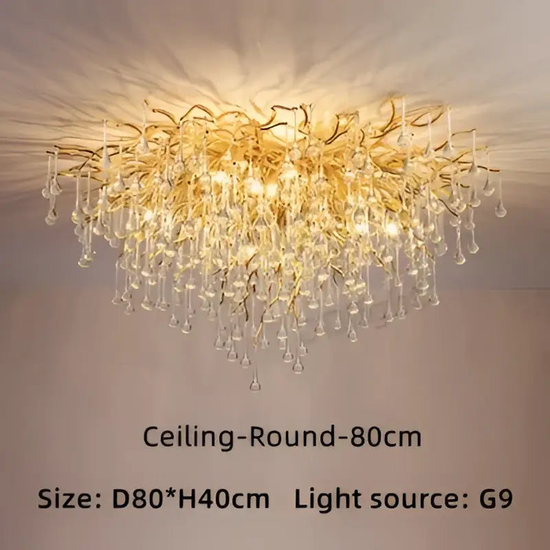 DecorBites™ Luxury Crystal Chandelier for Home Decor
