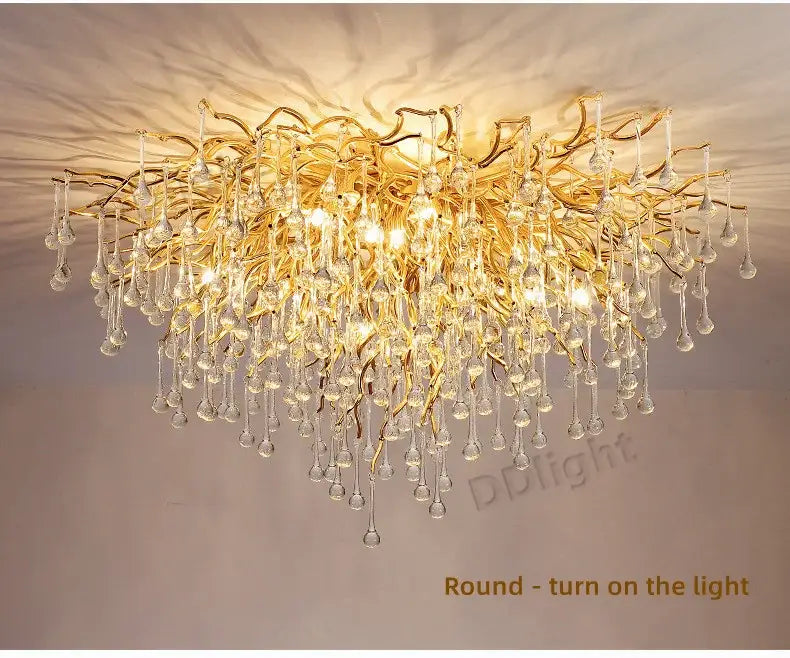 DecorBites™ Luxury Crystal Chandelier for Home Decor