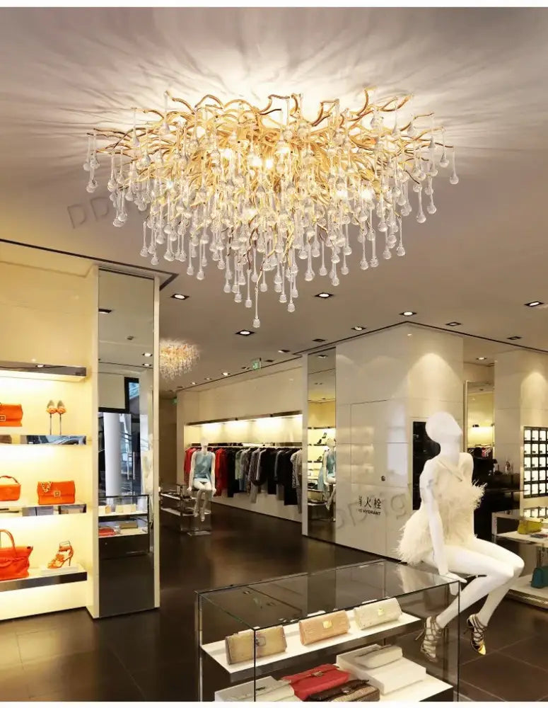 DecorBites™ Luxury Crystal Chandelier for Home Decor