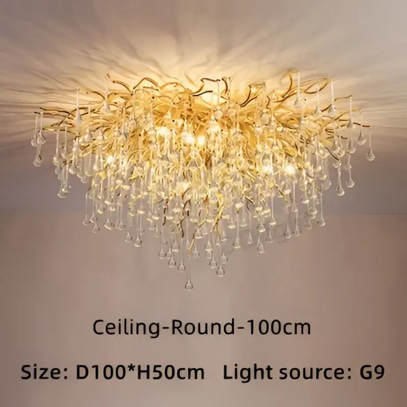 DecorBites™ Luxury Crystal Chandelier for Home Decor