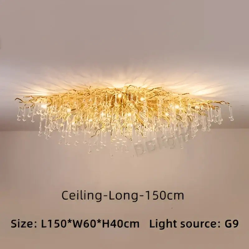DecorBites™ Luxury Crystal Chandelier for Home Decor