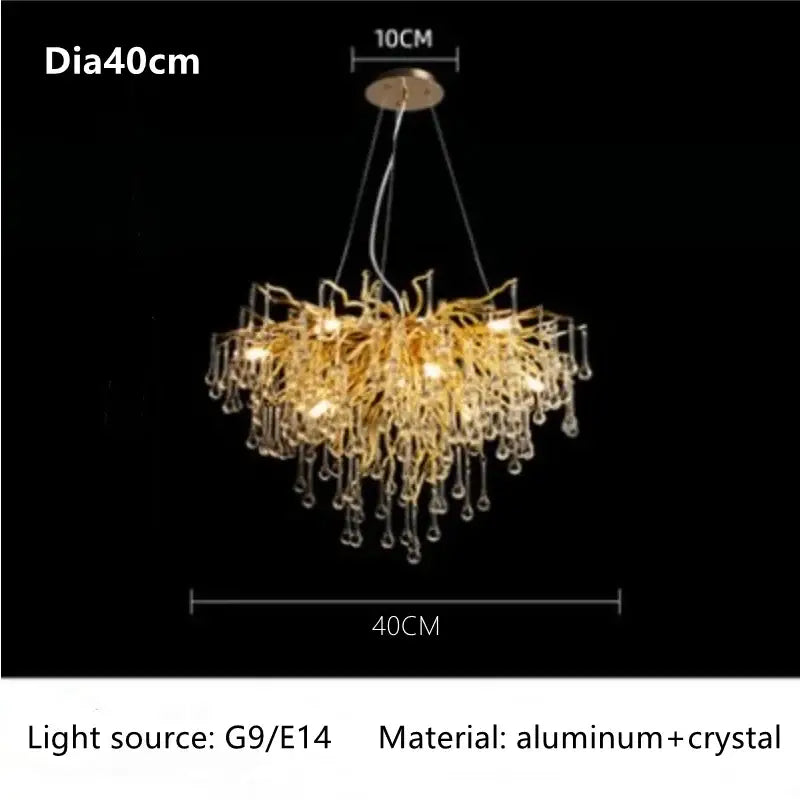 DecorBites™ Luxury Crystal Chandelier for Home Decor