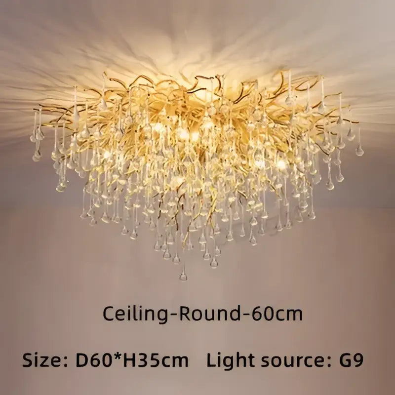 DecorBites™ Luxury Crystal Chandelier for Home Decor