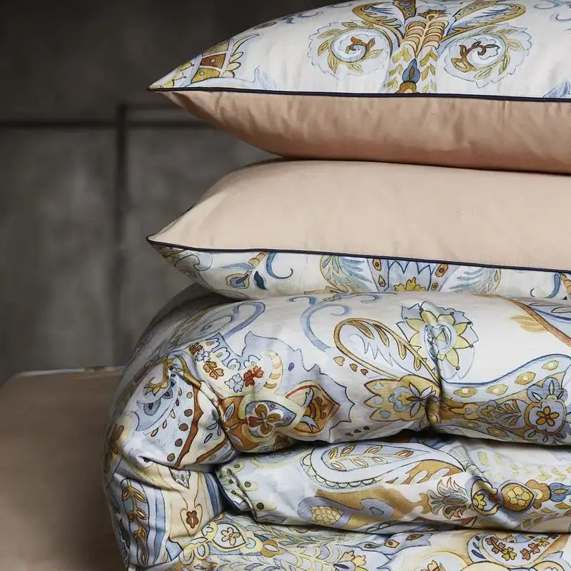 DecorBites™ Luxury Egyptian Cotton Bedding Set - Flamingo Leaf Pattern