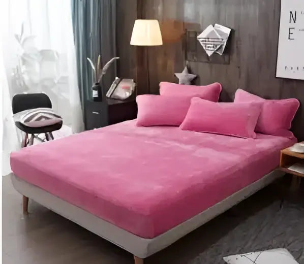DecorBites™ Luxury Egyptian Cotton Bedding Set - Flamingo Leaf Pattern
