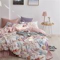 DecorBites™ Luxury Egyptian Cotton Bedding Set - Flamingo Leaf Theme