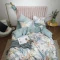 DecorBites™ Luxury Egyptian Cotton Bedding Set with Flamingo Leaf Pattern