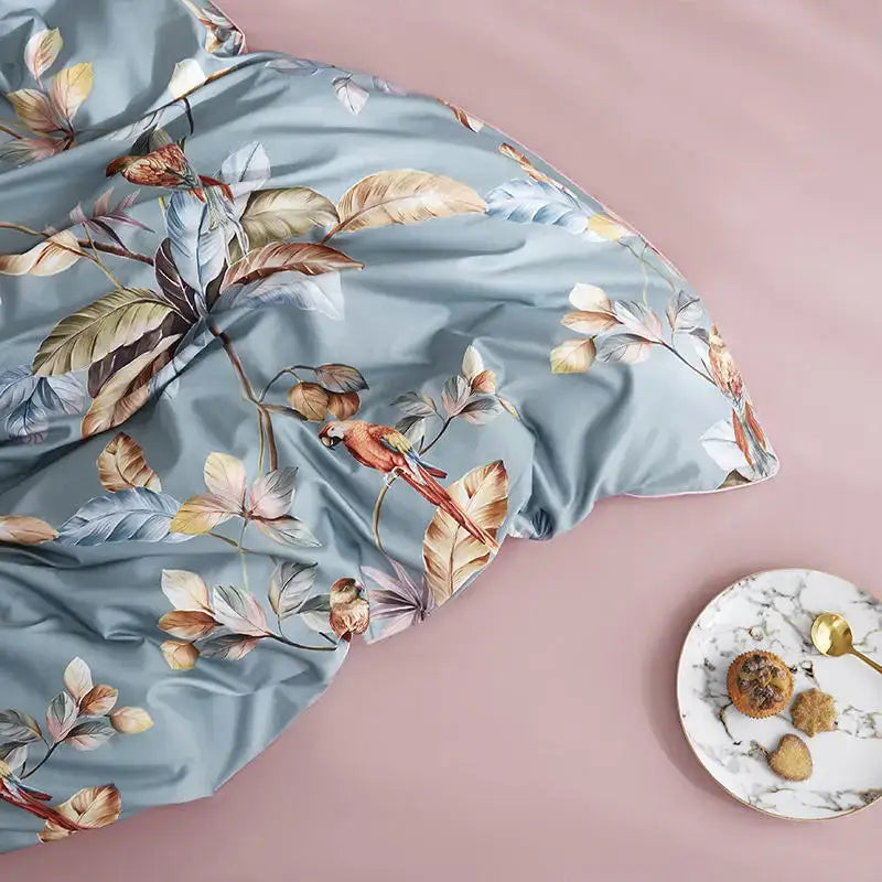 DecorBites™ Luxury Egyptian Cotton Flamingo Bedding Set
