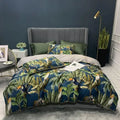 DecorBites™ Luxury Flamingo Leaf Bedding Set - Queen/King Size