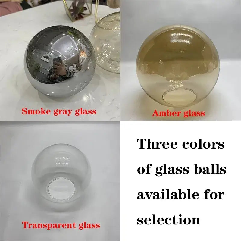 DecorBites™ Luxury Glass Ball Nordic Chandeliers - Dimmable