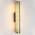 Decorbites luxury gold vanity wall sconce with gold finish cylindrical perforated metal wall sconce design