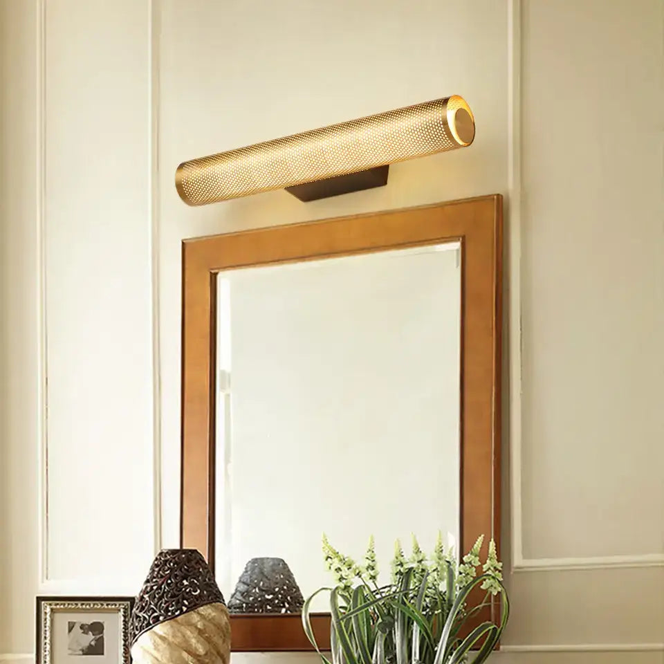 DecorBites™ Luxury Gold Vanity Wall Sconce