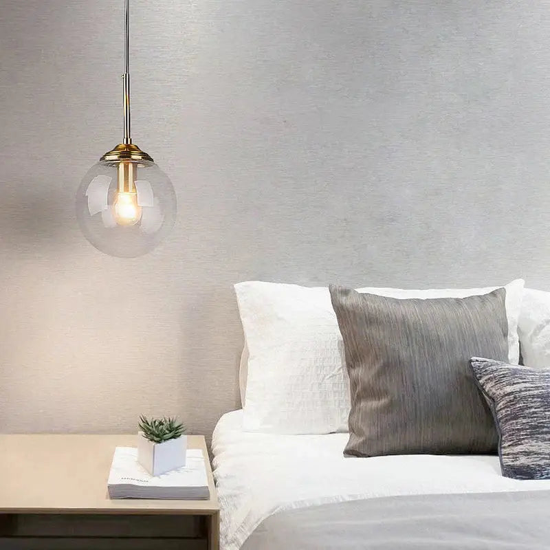 DecorBites™ Luxury Nordic LED Chandelier with Glass Shades