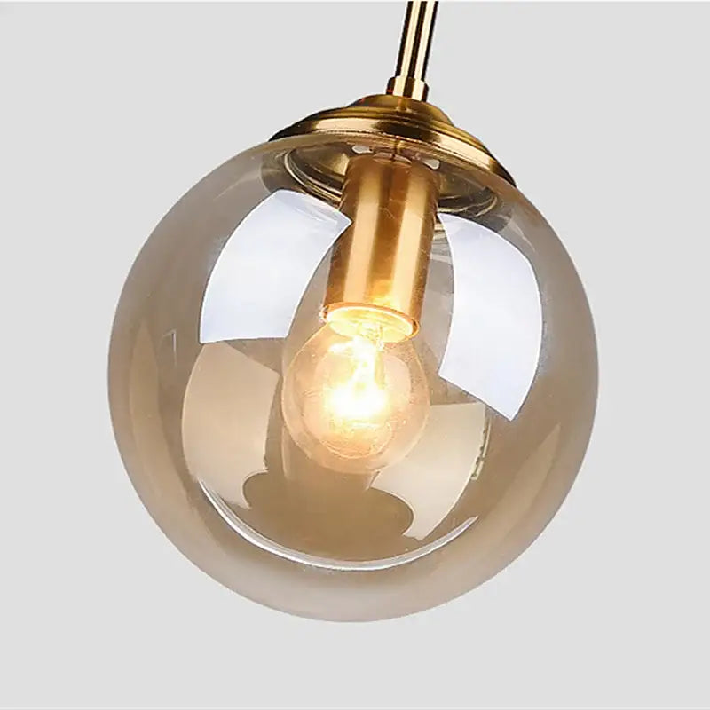 DecorBites™ Luxury Nordic LED Chandelier with Glass Shades