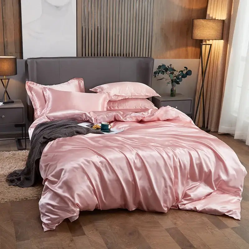 DecorBites™ Luxury Rayon Satin Bedding Set Twin Queen King