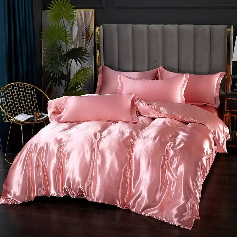 DecorBites™ Luxury Silk Bedding Set - Multiple Sizes