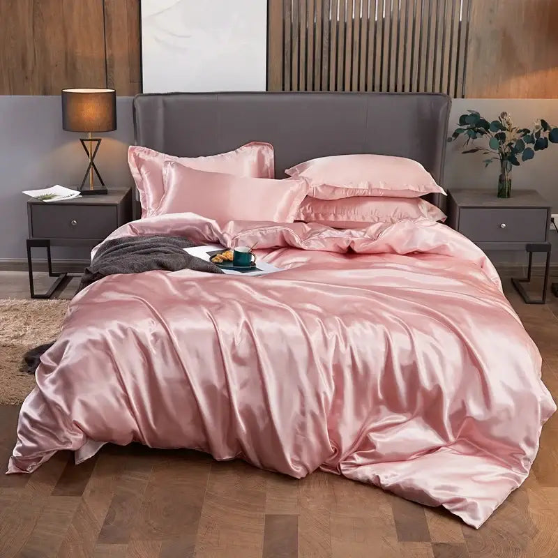 DecorBites™ Luxury Solid Color Bedding Set - Twin/King/Queen