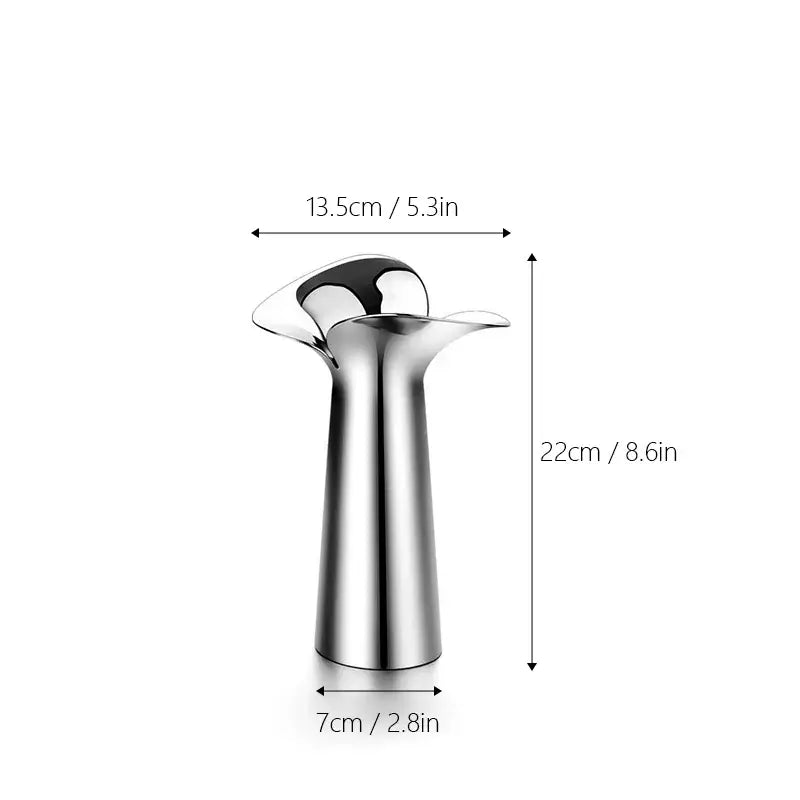 DecorBites™ Luxury Stainless Steel Vase for Home Decor