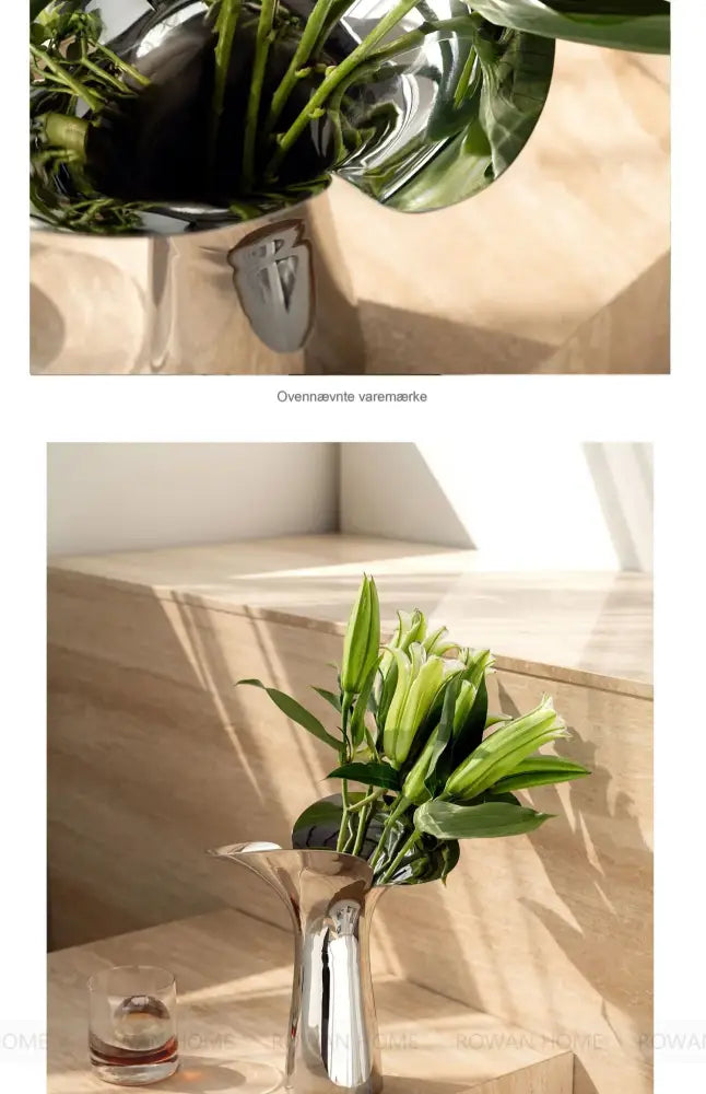 DecorBites™ Luxury Stainless Steel Vase for Home Decor