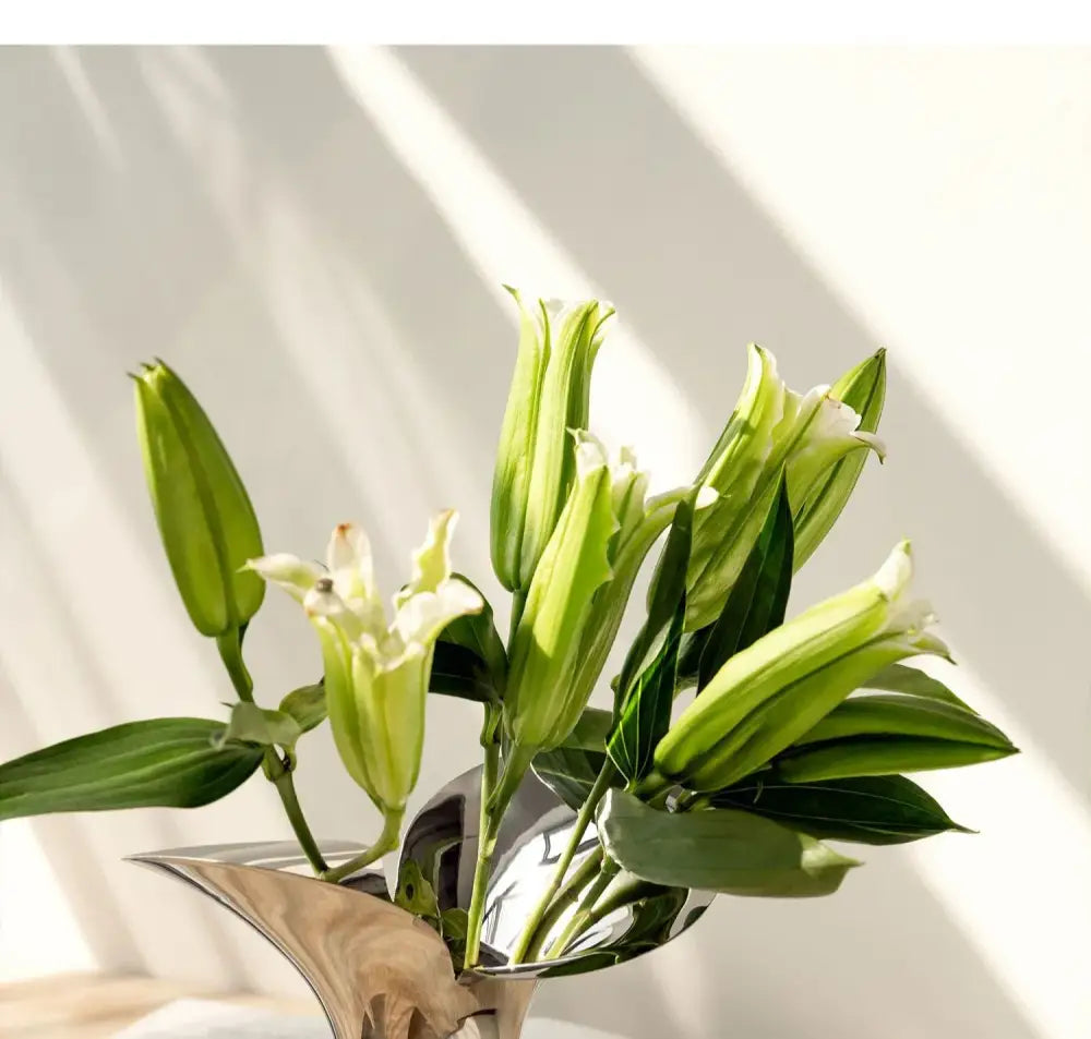DecorBites™ Luxury Stainless Steel Vase for Home Decor