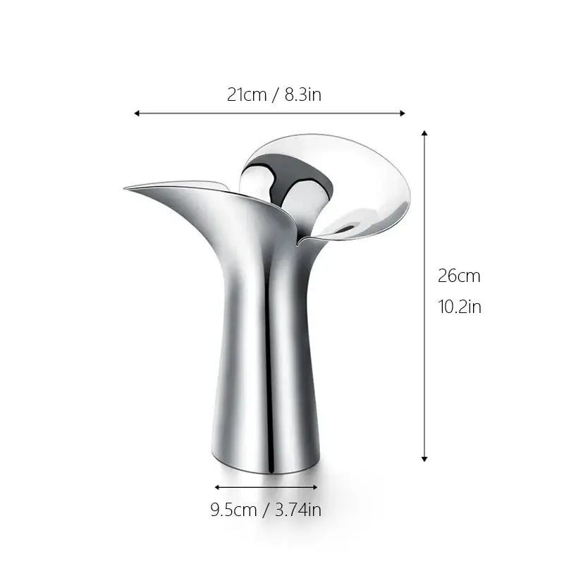 DecorBites™ Luxury Stainless Steel Vase for Home Decor