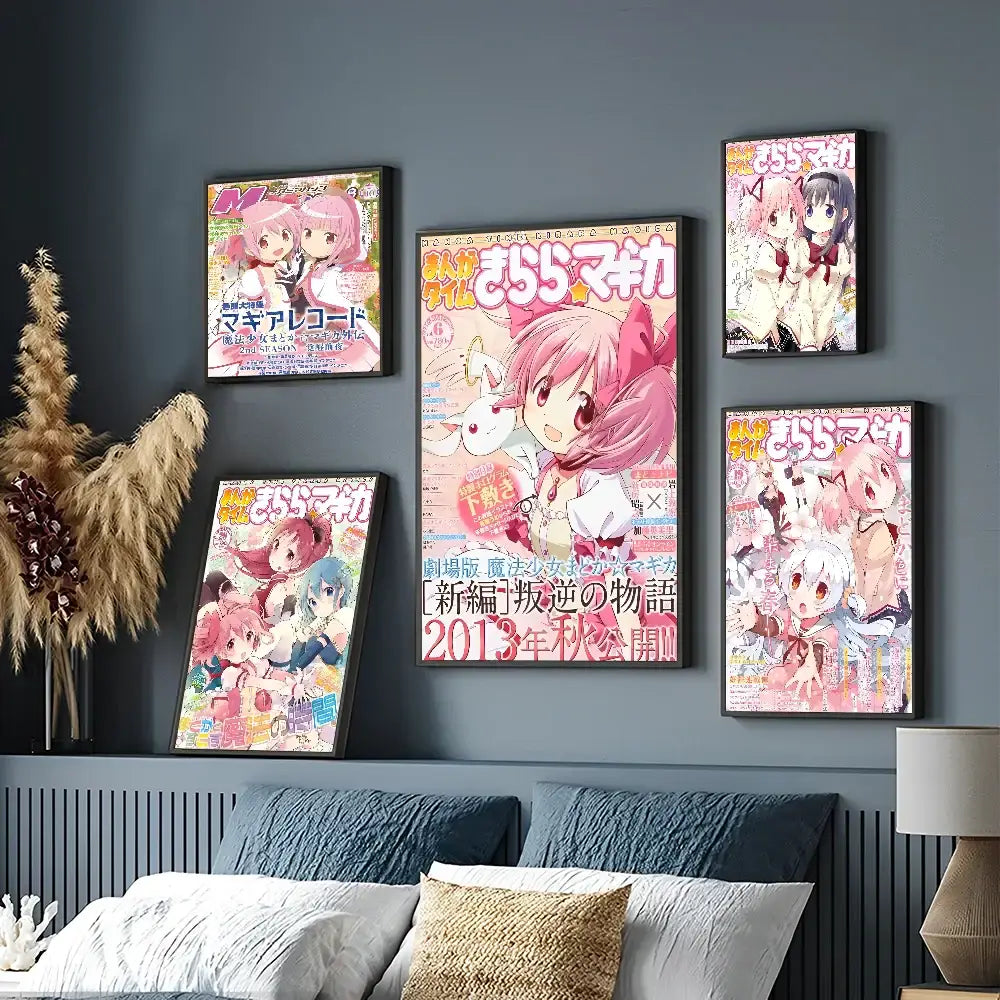 DecorBites™ Madoka Magica Anime Poster - High-Quality Wall Art