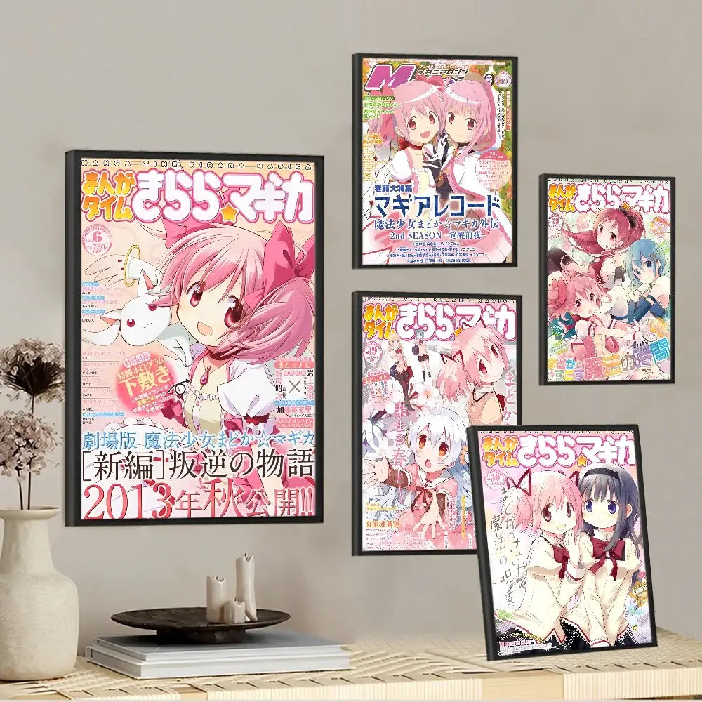 DecorBites™ Madoka Magica Anime Poster - High-Quality Wall Art