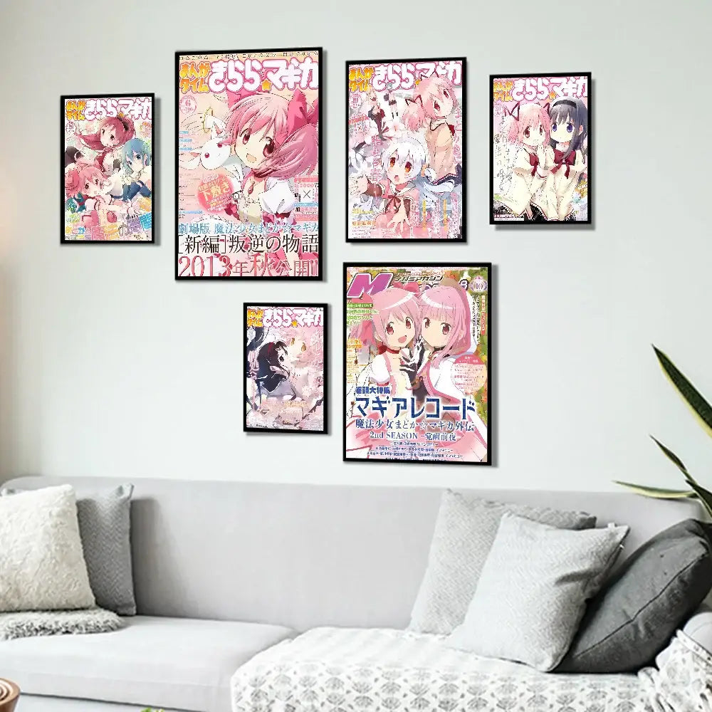 DecorBites™ Madoka Magica Anime Poster - High-Quality Wall Art