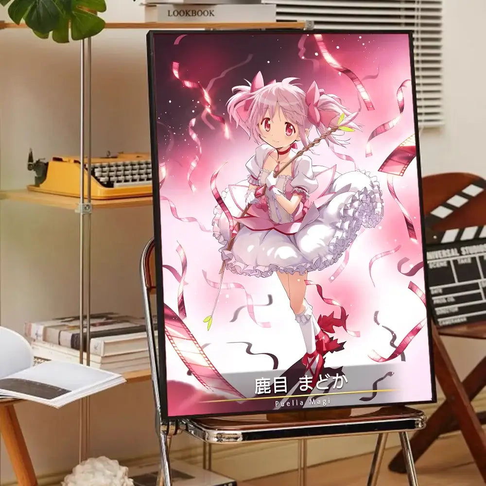 DecorBites™ Madoka Magica Anime Poster - High-Quality Wall Art