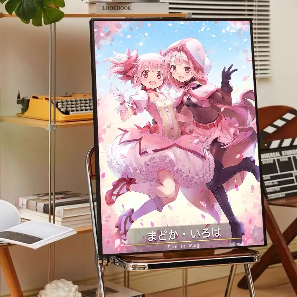 DecorBites™ Madoka Magica Anime Poster - High-Quality Wall Art