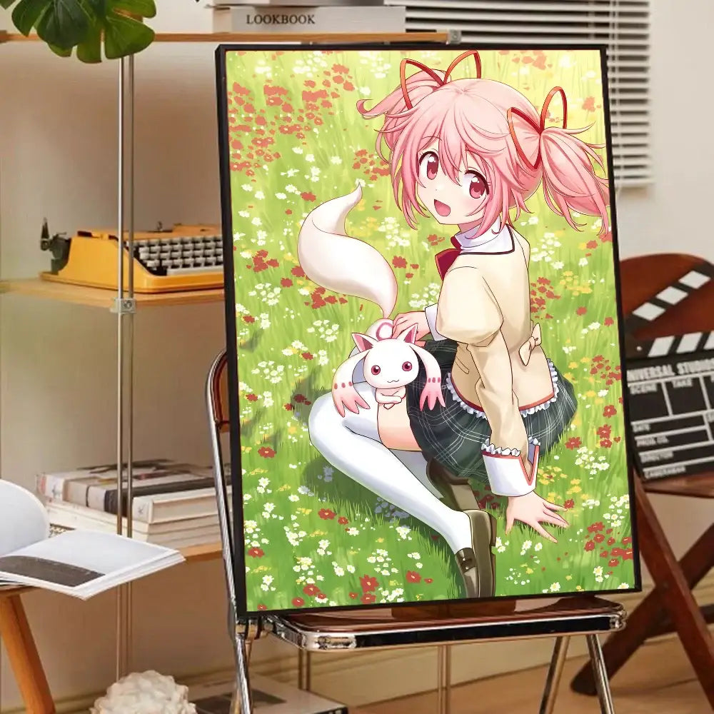 DecorBites™ Madoka Magica Anime Poster - High-Quality Wall Art