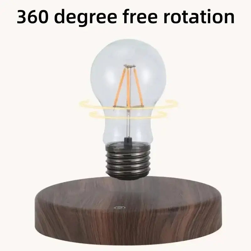 DecorBites™ Magnetic Levitation Lamp Creativity Floating Glass LED Bulb Home Office Desk Decoration Birthday Gift Table Novelty Night Light
